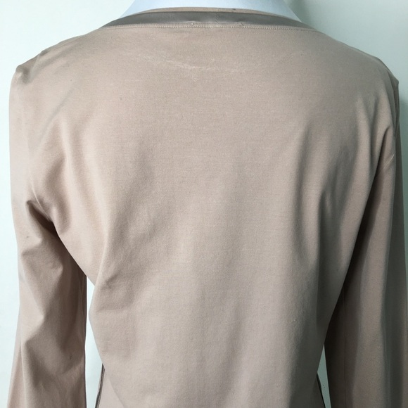 Walford Womens Nude Long Sleeve Stretch T Shirt Size Small - Picture 8 of 15